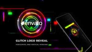 Glitch Logo Reveal