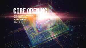 CORE Opening/ Corporate IT Logo Reveal/ HUD and UI/ Game and APP/ Cubes and Lights/ Hi-Tech Intro