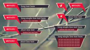 Simple Angle Lower Thirds Pack