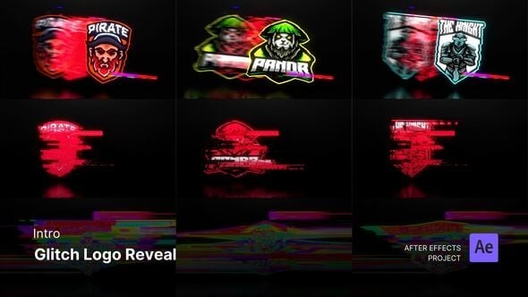 Download Intro/Opening – Glitch Logo Reveal After Effects Project Files – Videohive