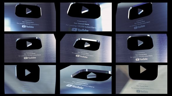 Download Youtube Silver Button – Videohive