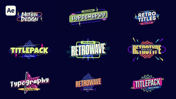 Download Retro Titles – Videohive